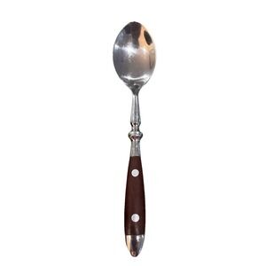 Hampton‎ Silversmiths Bistro Brown Teaspoon 6 3/4" Stainless 18/8 Flatware
